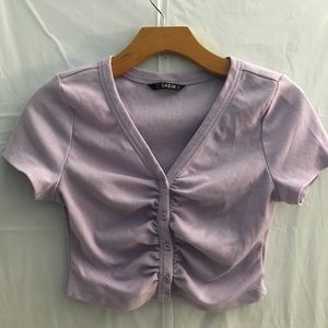 Lilac Crop Top